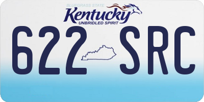 KY license plate 622SRC