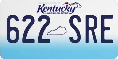 KY license plate 622SRE