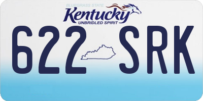 KY license plate 622SRK