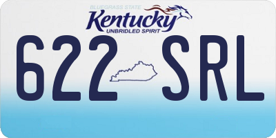 KY license plate 622SRL