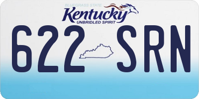 KY license plate 622SRN