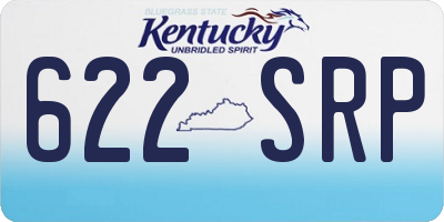 KY license plate 622SRP