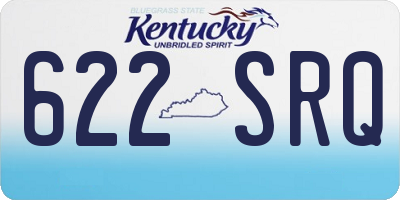 KY license plate 622SRQ