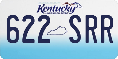 KY license plate 622SRR