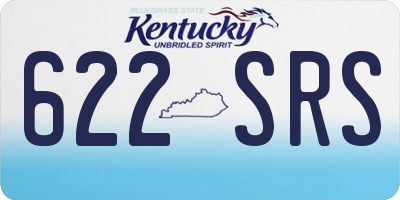 KY license plate 622SRS
