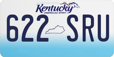 KY license plate 622SRU