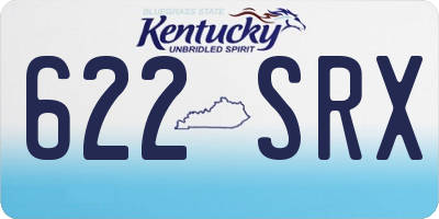 KY license plate 622SRX