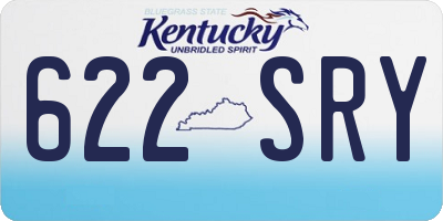 KY license plate 622SRY