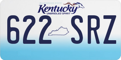 KY license plate 622SRZ