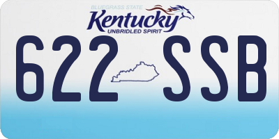 KY license plate 622SSB