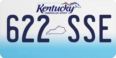 KY license plate 622SSE