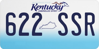 KY license plate 622SSR