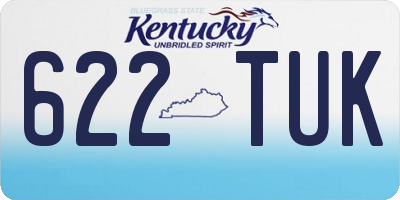 KY license plate 622TUK