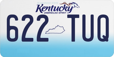 KY license plate 622TUQ