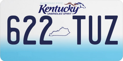 KY license plate 622TUZ