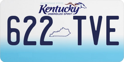 KY license plate 622TVE