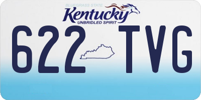 KY license plate 622TVG
