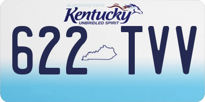 KY license plate 622TVV