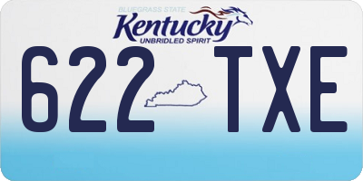 KY license plate 622TXE