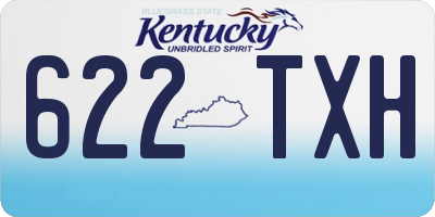 KY license plate 622TXH