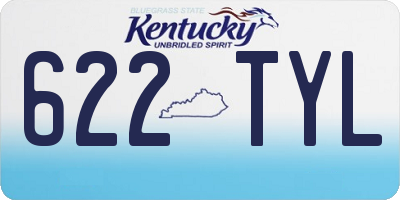 KY license plate 622TYL