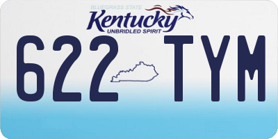 KY license plate 622TYM