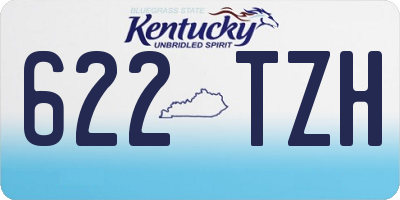 KY license plate 622TZH