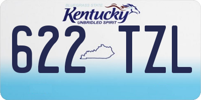 KY license plate 622TZL