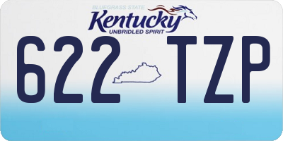 KY license plate 622TZP