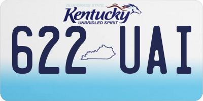 KY license plate 622UAI