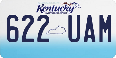 KY license plate 622UAM