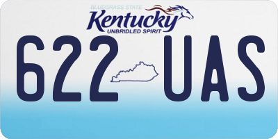 KY license plate 622UAS