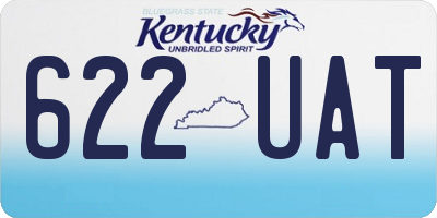 KY license plate 622UAT