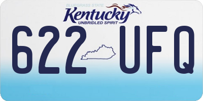 KY license plate 622UFQ