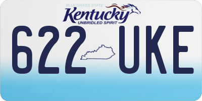 KY license plate 622UKE