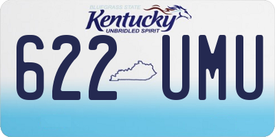 KY license plate 622UMU