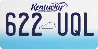 KY license plate 622UQL