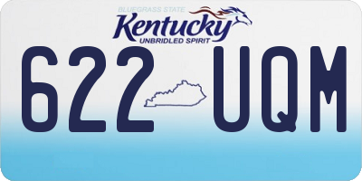 KY license plate 622UQM