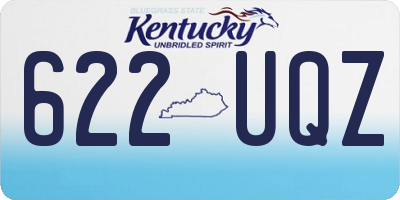 KY license plate 622UQZ