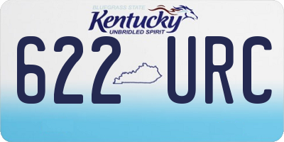 KY license plate 622URC