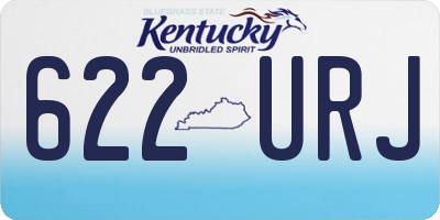 KY license plate 622URJ