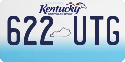 KY license plate 622UTG