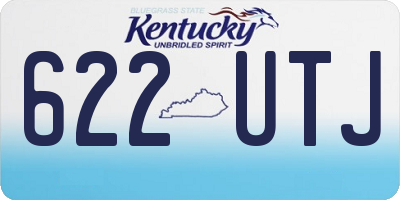 KY license plate 622UTJ