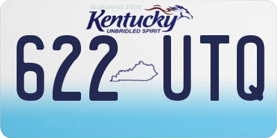 KY license plate 622UTQ