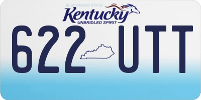 KY license plate 622UTT