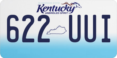 KY license plate 622UUI