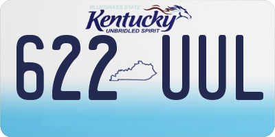 KY license plate 622UUL