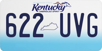 KY license plate 622UVG