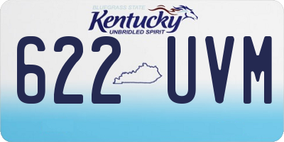 KY license plate 622UVM