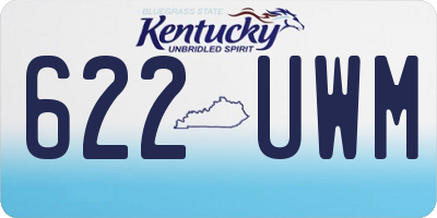 KY license plate 622UWM